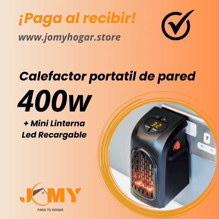 Calefactor Eléctrico + Obsequio Linterna LED